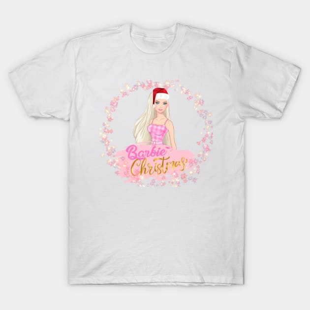 Barbie Christmas T-Shirt by blaurensharp00@gmail.com